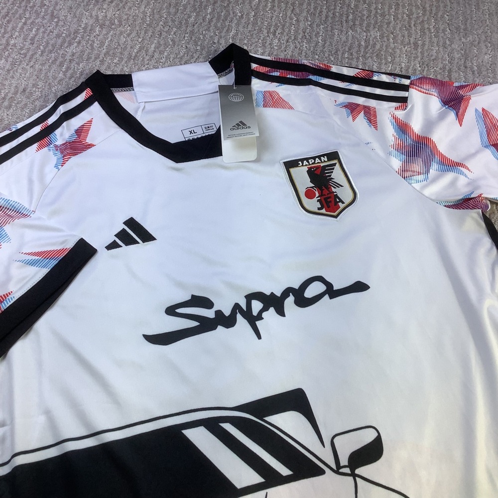 Japan JFA Supra Special Edition Soccer Jersey White Mens Size XL NWT